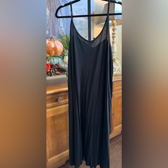 Johnny Was Black Floral Midi Dress - Picture 10 of 12